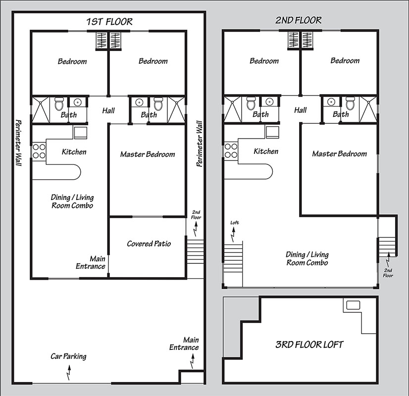 Iguana House Floorplan